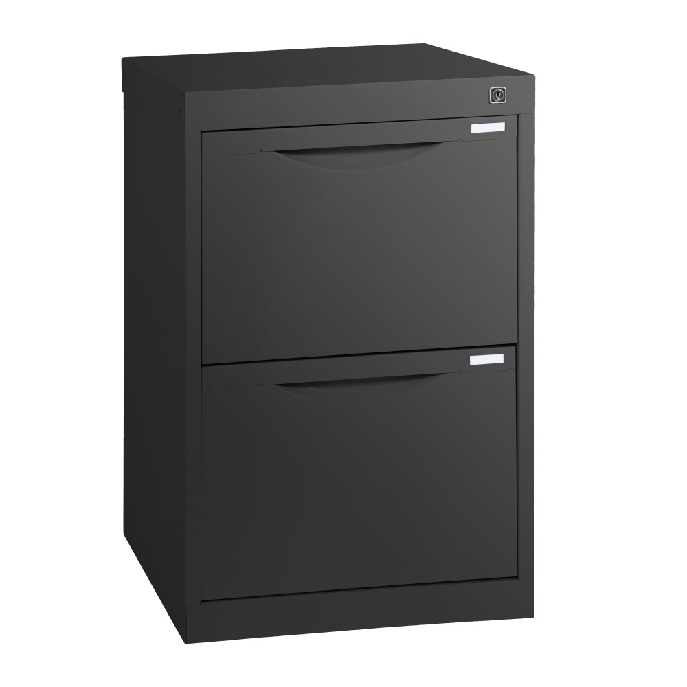 Statewide 2 Drawer Filing Cabinet, Black File Cabinets 2 Drawer